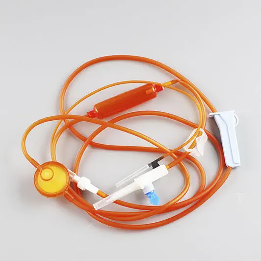 点滴筒付き輸液セット - Jianxi Sanxin Medtec Co., Ltd. - 栓付き