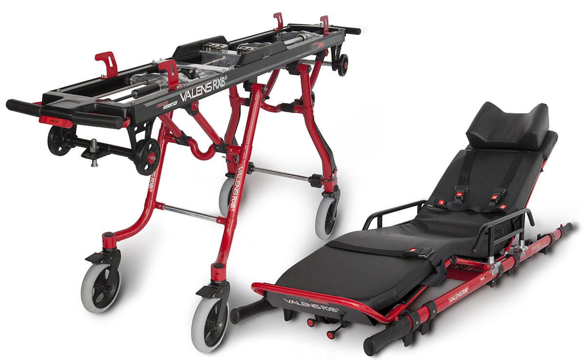 救急車用ストレッチャー - VALENS RX3 - ROYAX - 空気圧式 / 高さ調節