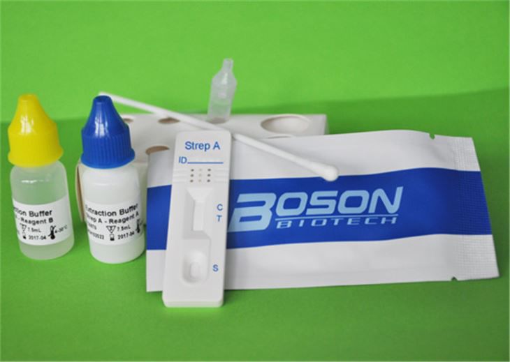 連鎖球菌A迅速検査キット 1O08C5 Boson Biotech Co., Ltd. 感染病用 / 抗原 / 細菌