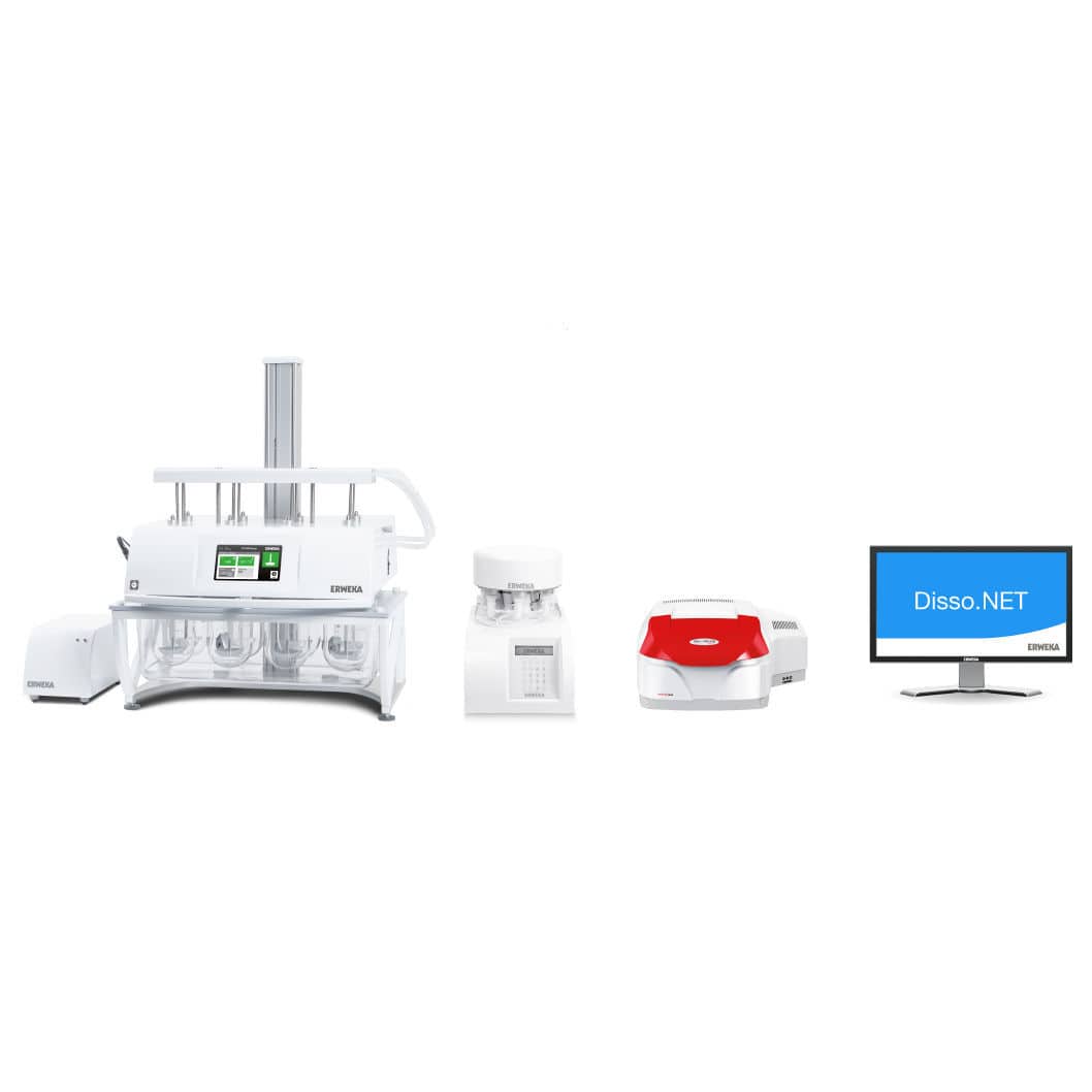 半自動溶出試験器 - Online System - ERWEKA GmbH - 製薬産業用 / UV/VIS / 卓上