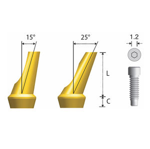 チタン製インプラントアバットメント