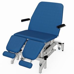 足病治療検査用アームチェア / 電動 / 高さ調整可能 / 調節可能背もたれ