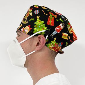 ぴったりした手術帽