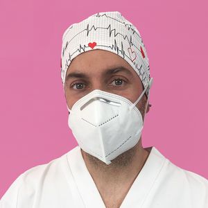 ぴったりした手術帽