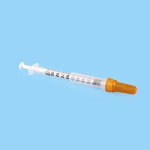 皮下シリンジ - 1 ml - HWTAi - 使い捨て / 安全機構付き / 自動