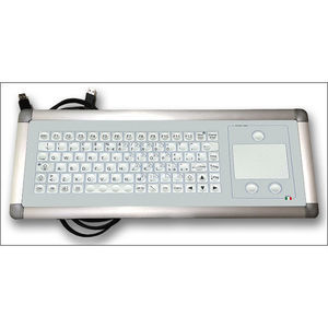 タッチパッド付きキーボード