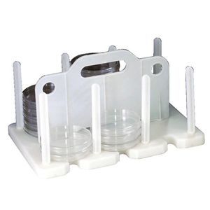 ペトリ皿用実験用ラック