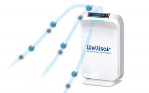 コンパクト空気清浄機 - Wellisair - Airtecnics - 壁取り付け式