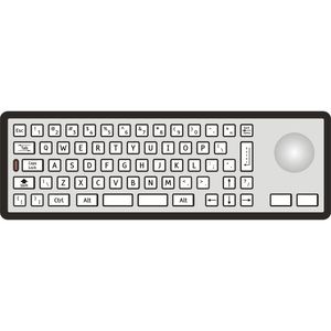 ポインティングデバイス付きキーボード 1