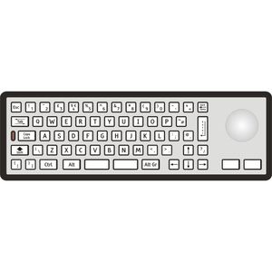 ポインティングデバイス付きキーボード 1
