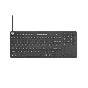 タッチパッド付き医療用キーボード / USB / 洗える / 防水