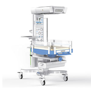 光線療法ランプ付き新生児の集中治療用保育器