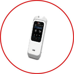手持ち型パルスオキシメータ - Rad-G™ - Masimo - 医療用 / バッテリー