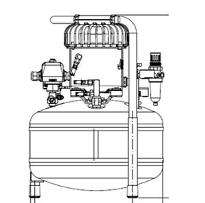 歯科コンプレッサー - 6-25 - JUN-AIR International A/S - 潤滑