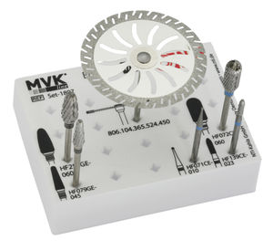 歯科技工所用バー - Kunstoff-Set - MVK-line - 炭化物 / シリコン / 切開