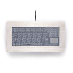 タッチパッド付き医療用キーボード