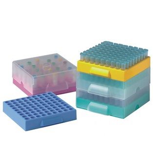 マイクロチューブ用実験用ラック - ASY/76000-B - Asynt - 研究室用冷凍庫用 / ポリプロピレン製