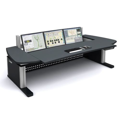 医療用コンピューターワークステーション - synergy® - Extron / Knurr - 高さ調整可能