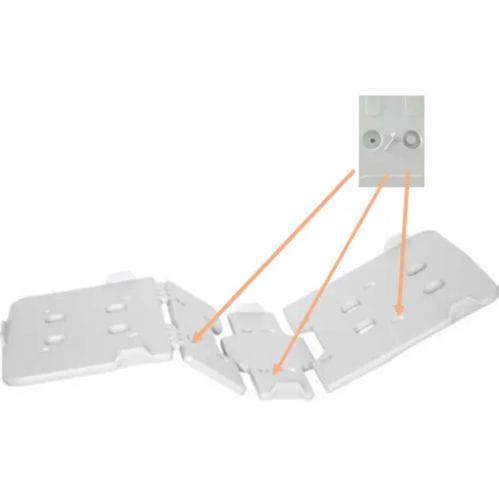 プラスチック製脊椎固定ボード - PX305 - Pinxing Medical Equipment