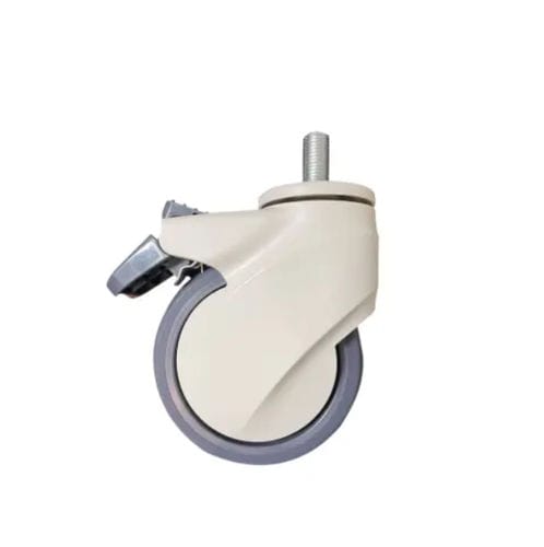 病院ベッド用車輪 - PX504 - Pinxing Medical Equipment - ブレーキ付き / ゴム製 / 回転