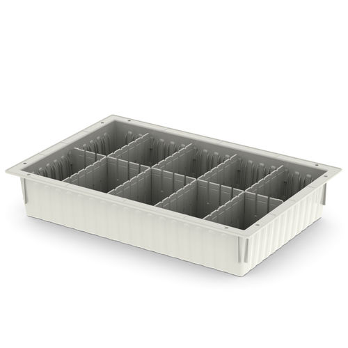 医療用トレ－ - 10X40X60 cm - Pegasus Medical Concepts - ABS樹脂製 / モジュラー