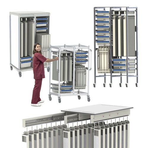 医療用台車 - Catheter Storage and Transportation - Pegasus Medical Concepts - カテーテル用 / 輸送用 / 貯蔵