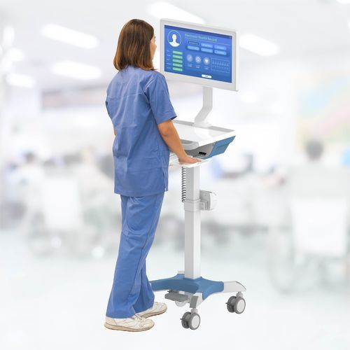 医療用コンピュータ用台車 - Arya - Pegasus Medical Concepts - ノートパソコン用 / タブレット（PC）用 / パネルPC用