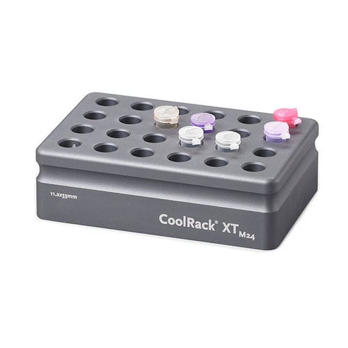 マイクロ遠心分離機のチューブ用実験用ラック - CoolRack™ XT M24 - Azenta life sciences - 冷凍 / 冷却