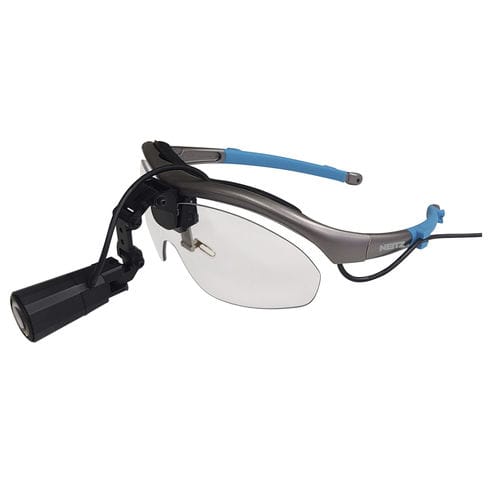 外科用ヘッドライト - NSI-X 80 - US Ophthalmic - LED / 充電式バッテリー付き / 双眼ループ用