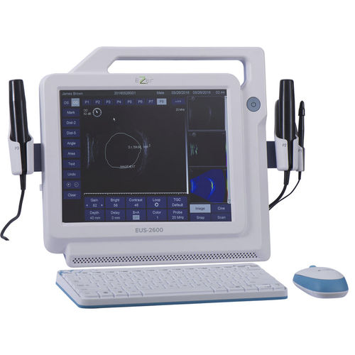 携帯型超音波装置 - EUS-2600 - US Ophthalmic - 眼科超音波画像診断用 / 白黒 / タッチパネル式