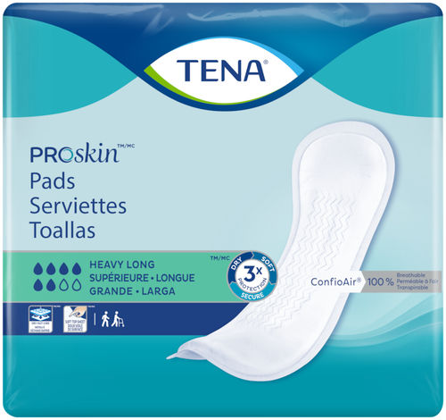 女性生理用ナプキン - PROSKIN HEAVY LONG - TENA - 通気性の良い