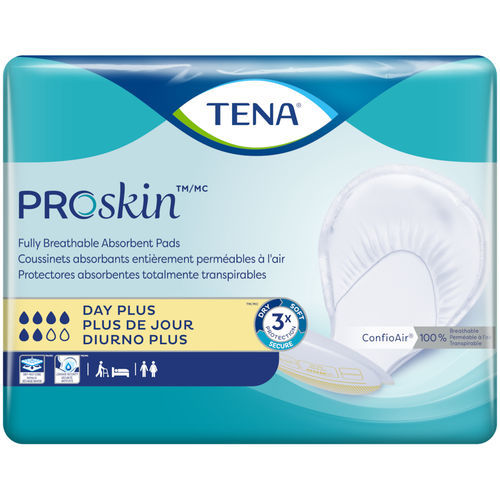 大人用生理用ナプキン - PROSKIN DAY PLUS - TENA - 通気性の良い / 40枚入り