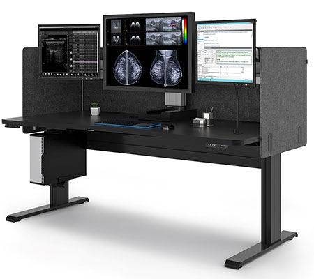 診断用コンピューターワークステーション - Phoenix II - Double Black Imaging - 放射線科用 / ポータブル