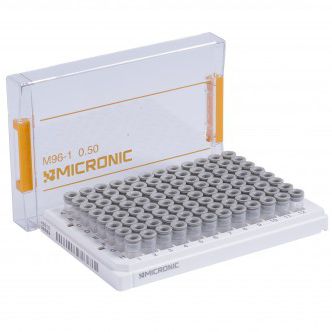 V字型試験管 - MP32100, MPW52325LBC3-X01 - MICRONIC - ポリプロピレン製 / 試料保存用