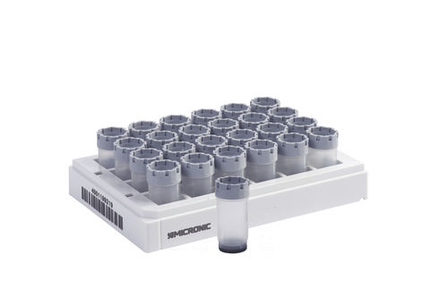 円筒形試験管 - 3.50 mL - MICRONIC - ポリプロピレン製 / 組織貯蔵用 / 雄ねじ
