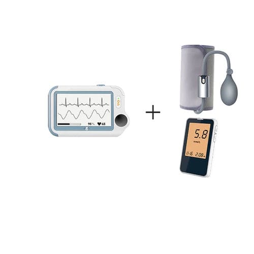 携帯型バイタルサイン モニター - Checkme Suit - Shenzhen Viatom Technology Co., Ltd. - ECG / 温度 / 心拍数