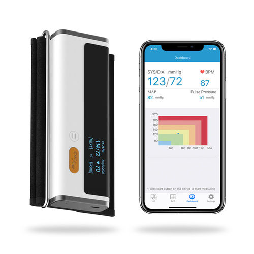 携帯型患者モニター - BP2 - Shenzhen Viatom Technology Co., Ltd. - ECG / 心拍数 / 血圧
