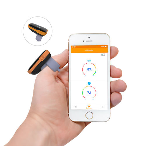 指先パルスオキシメータ - WearO2  - Shenzhen Viatom Technology Co., Ltd. - CPAP療法用 / 自宅療養用 / 肥満患者用