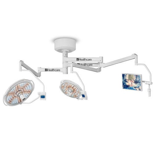 天井取付け無影灯 - BIOL800/600/C/M - BiHealthcare - LED / アーム3本