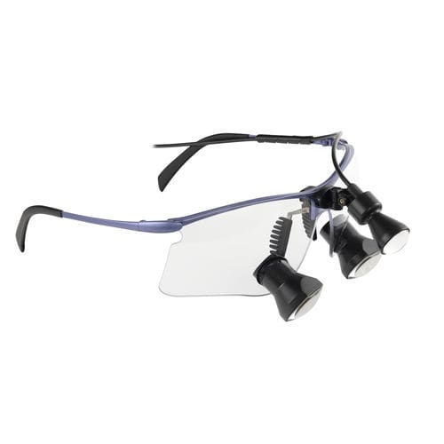 LEDヘッドライト - Mini6 - Q-Optics - 充電式バッテリー付き / 双眼ループ用