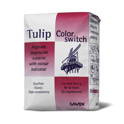 アルギン酸歯科材料 - Tulip Colorswitch - Cavex Holland BV - 印象用トレー