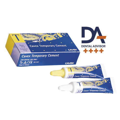 歯科用ブリッジ用歯科用接着材 - Temporary Cement - Cavex Holland BV - 歯冠用 / 仮設