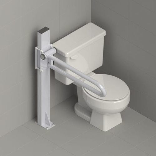 床置きグラブバー - PT Rail™ Mast - HealthCraft Products - トイレ / 医療施設用 / ステンレススチール製