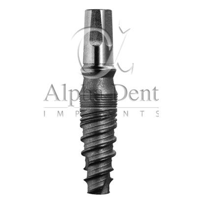 スクリュータイプ - Integral - Alpha Dent Implants - チタン製 / 外部 / 一体型