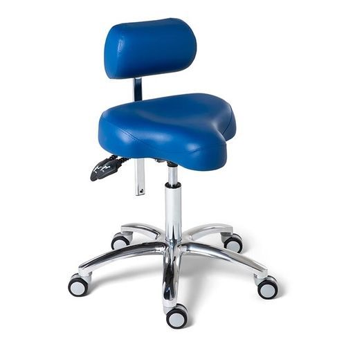 歯科用スツール - ErgoSolex - Back Quality Ergonomics - 高さ調節可能な / キャスター付き / 背もたれ付き