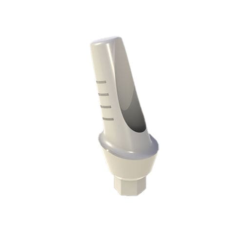 PEEK製インプラントアバットメント - 15° Angular Temporary Peek Anatomic Abutment - Bhi Implants - インターナル六角形 / 角度付き / 一時的