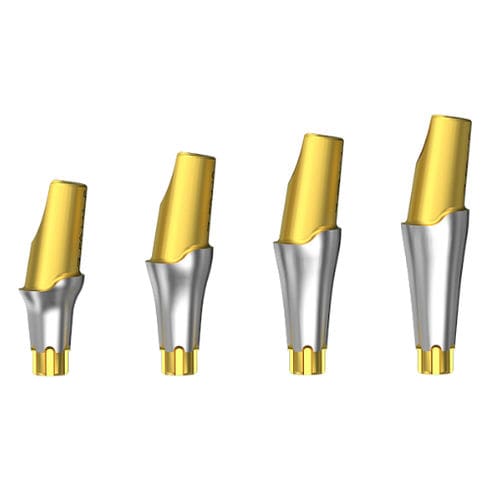 チタン製インプラントアバットメント - Kontact, Kontact S® 3mm - BIOTECH DENTAL - 内側 / ストレートタイプ / 角度付き
