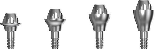 チタン製インプラントアバットメント - WEEGO.FR - BIOTECH DENTAL - 内側 / 角度付き / スクリュー