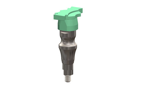 チタン製トランスファーアバットメント - Kontact&reg; - BIOTECH DENTAL - ストレートタイプ