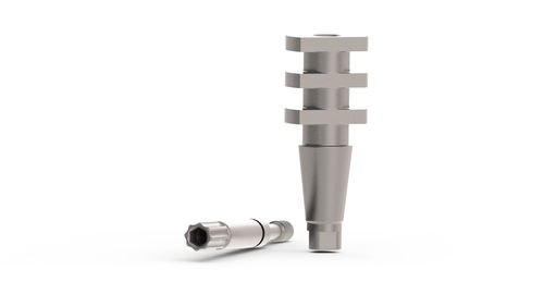 チタン製トランスファーアバットメント - DENTEO - BIOTECH DENTAL - ストレートタイプ / ピックアップ移送